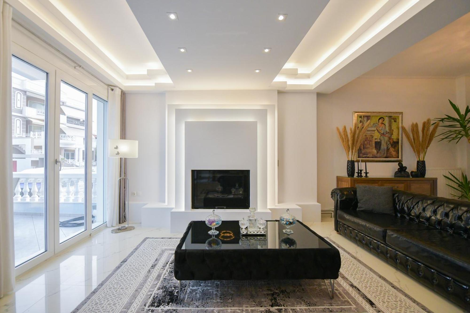 Beach Blue Villa Corinth ภายนอก รูปภาพ