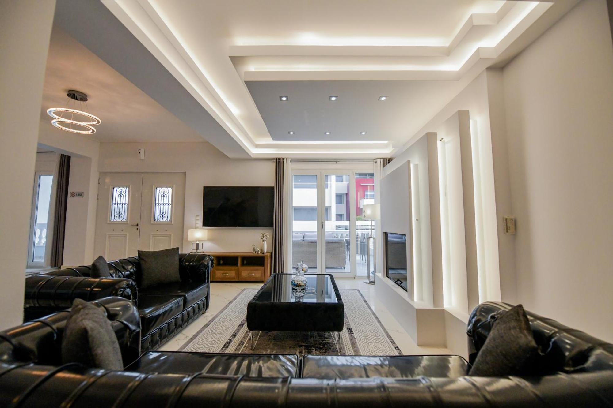 Beach Blue Villa Corinth ภายนอก รูปภาพ