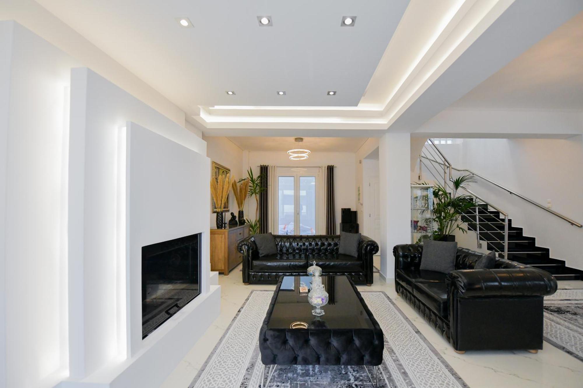 Beach Blue Villa Corinth ภายนอก รูปภาพ