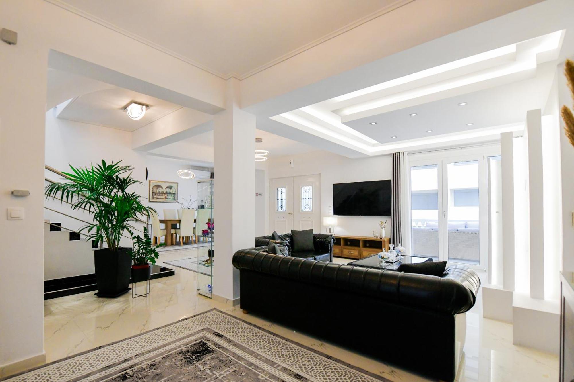 Beach Blue Villa Corinth ภายนอก รูปภาพ
