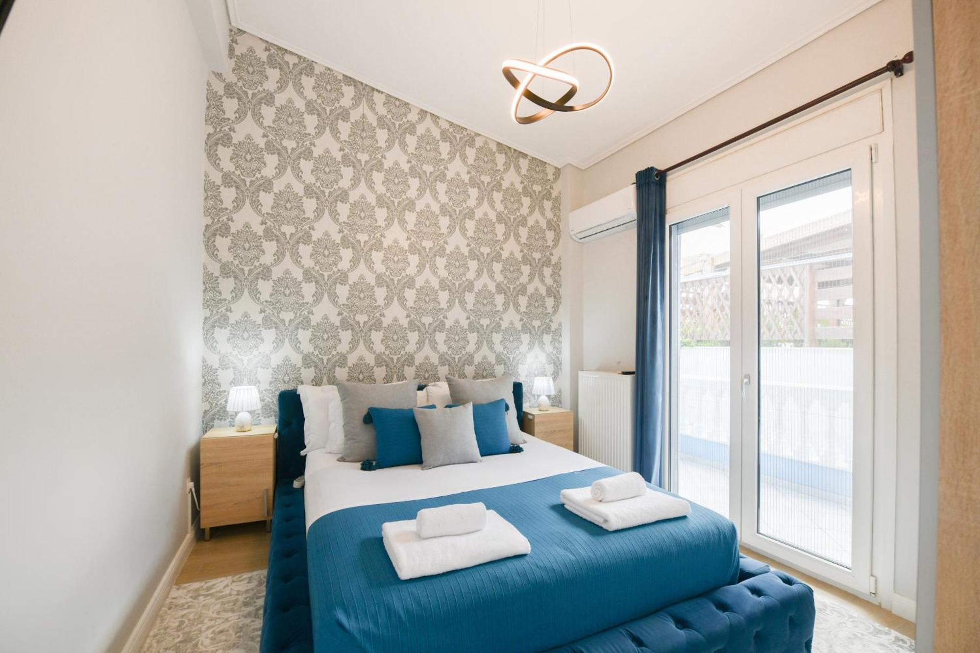 Beach Blue Villa Corinth ภายนอก รูปภาพ