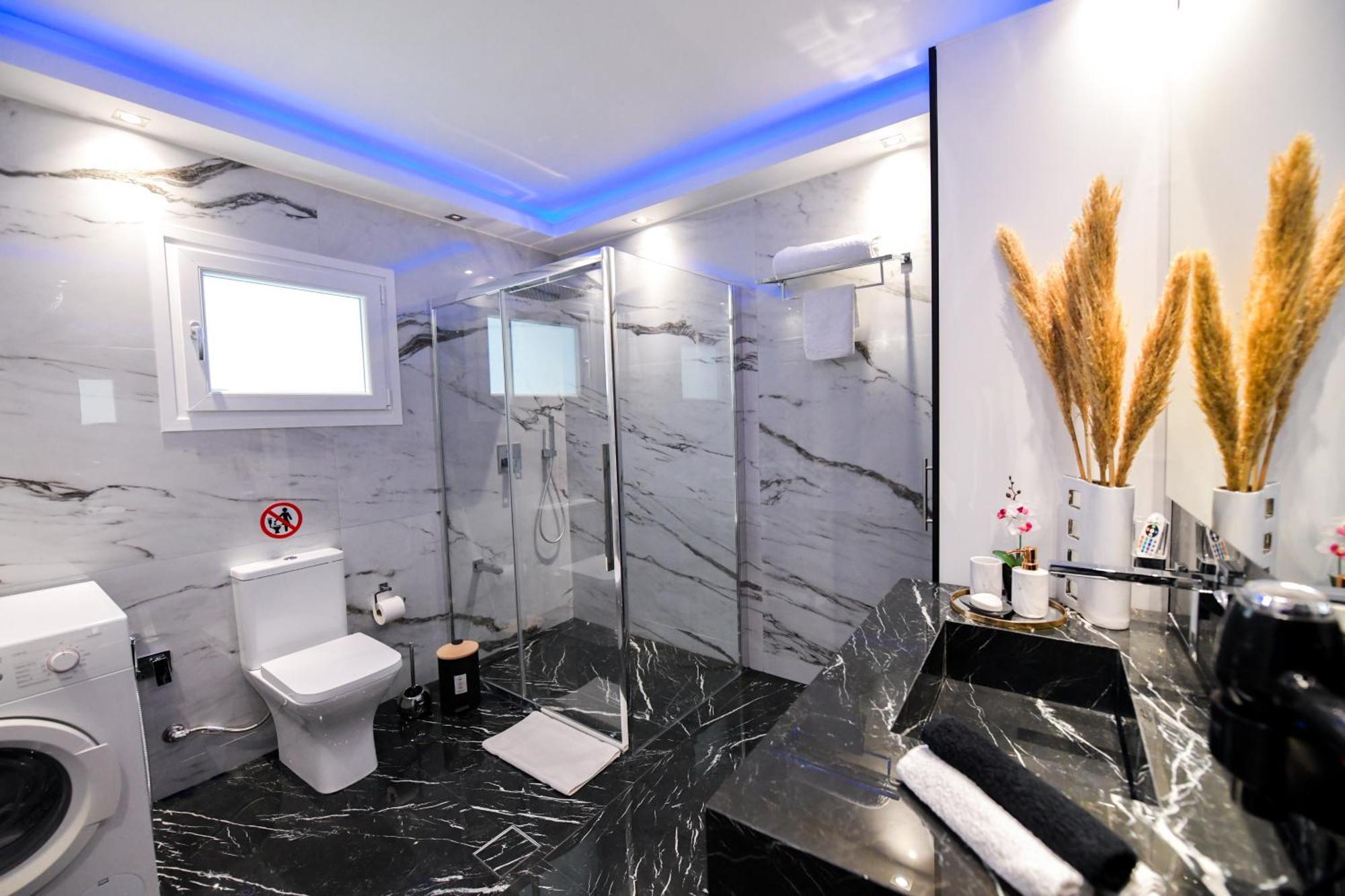 Beach Blue Villa Corinth ภายนอก รูปภาพ