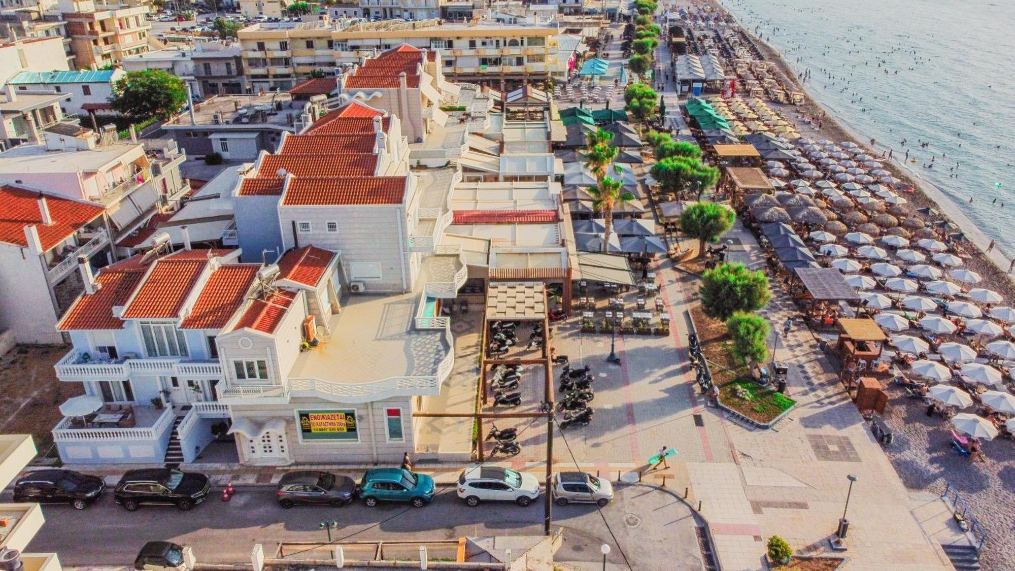Beach Blue Villa Corinth ภายนอก รูปภาพ