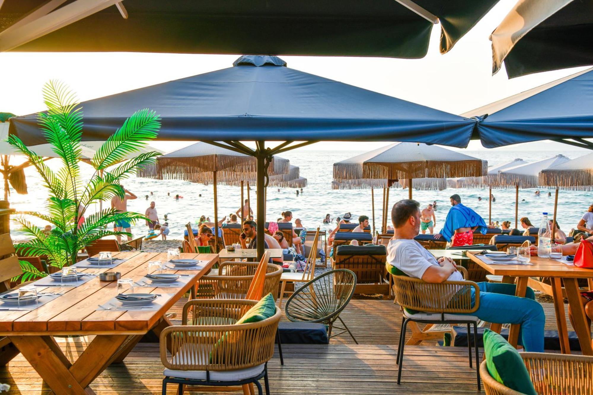 Beach Blue Villa Corinth ภายนอก รูปภาพ