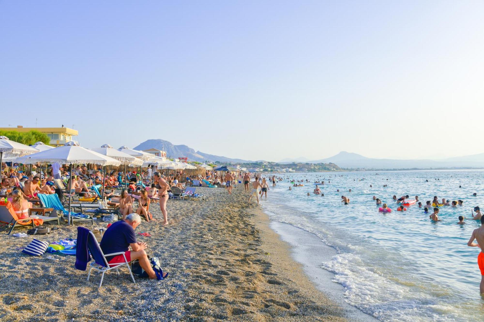 Beach Blue Villa Corinth ภายนอก รูปภาพ
