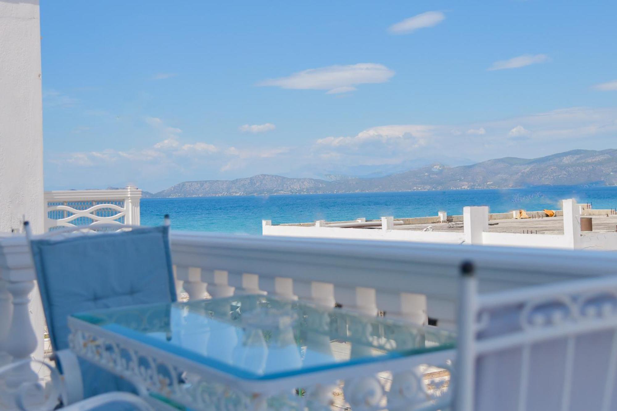 Beach Blue Villa Corinth ภายนอก รูปภาพ
