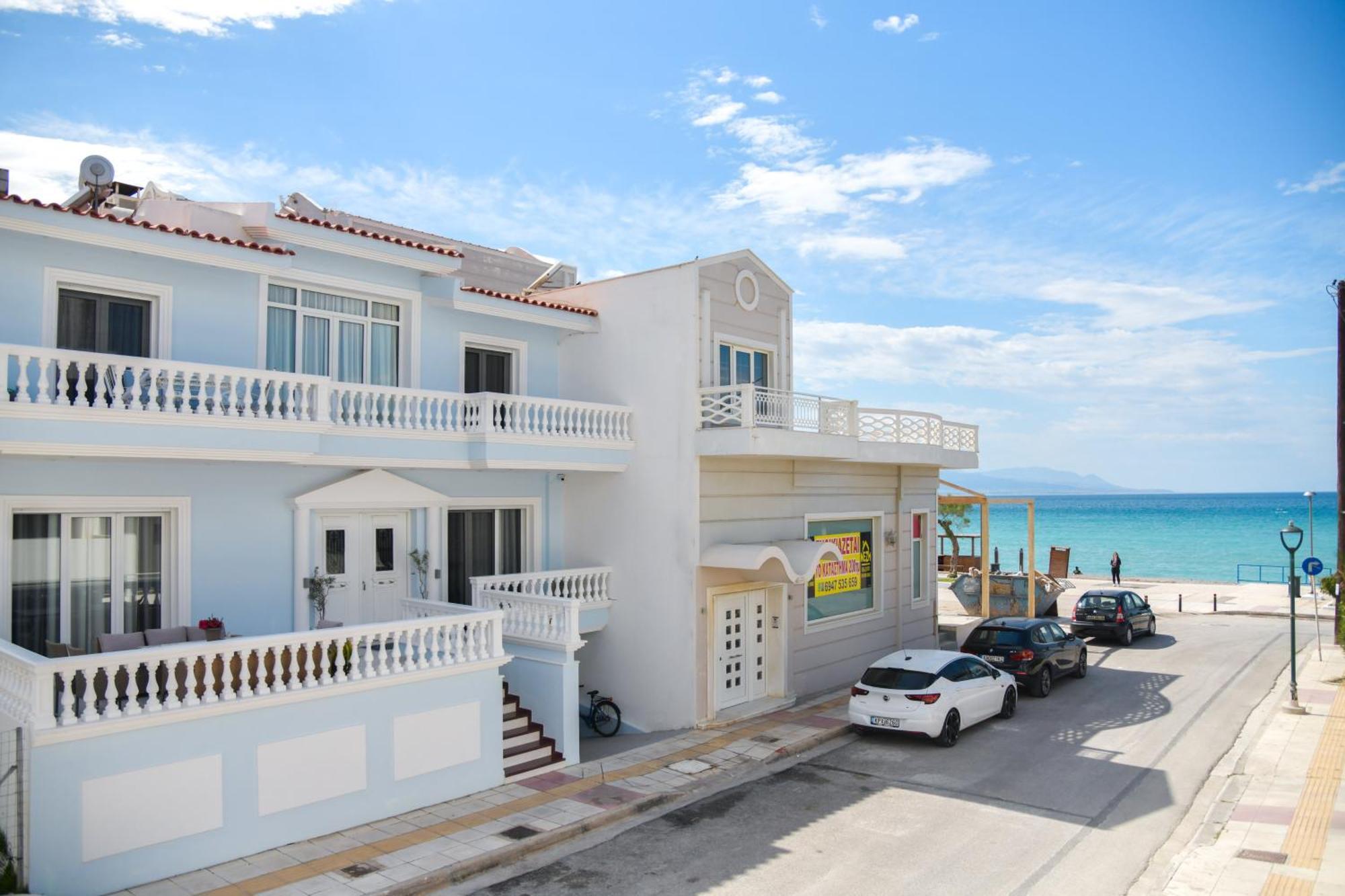 Beach Blue Villa Corinth ภายนอก รูปภาพ